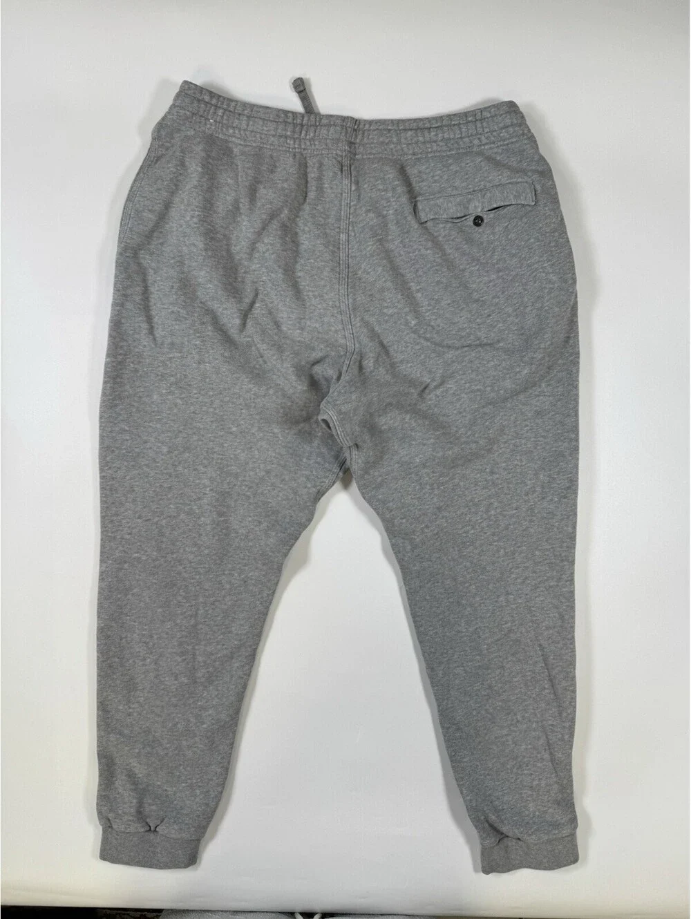 Vintage Nike Sweatpants Mens XL Gray Fleece Embroidered Swoosh Joggers Y2K